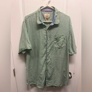 JH J.Hampstead Vintage Pure Linen Mens button down 3X